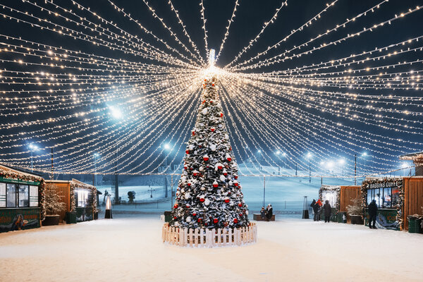 Встречайте Новый год на курорте «Охта Парк» рядом с СПб