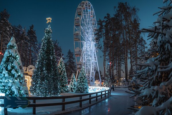 Встречайте Новый год на курорте «Охта Парк» рядом с СПб