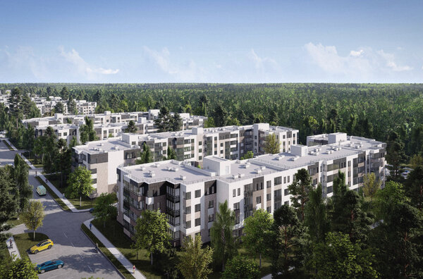 4-этажный ЖК с лифтами в лесу. Рассказываем о его плюсах