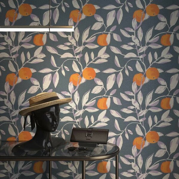 Крупный рисунок на обоях: когда это уместно?