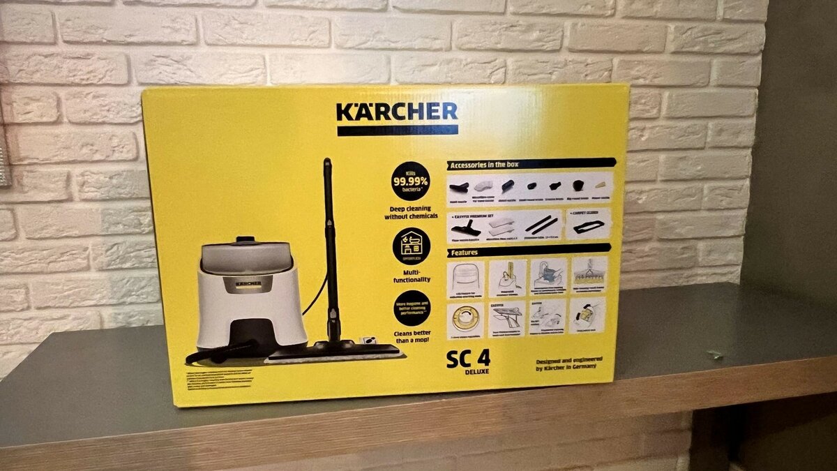 Мой отзыв с фото о пароочистителе Karcher: читайте