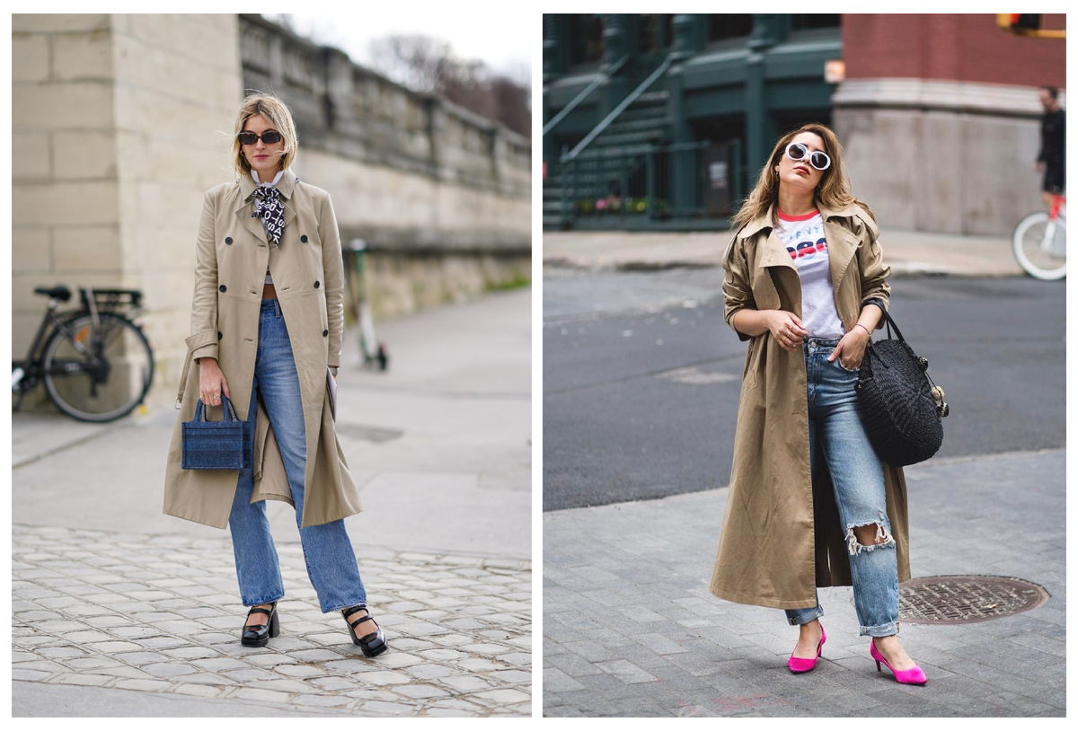 С чем носить тренч осенью 2023