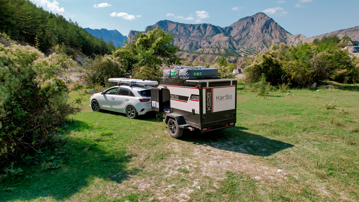 Первый опыт путешествия с прицепом KarSo KS28 (СПб-Дагестан-Крым) Часть 1