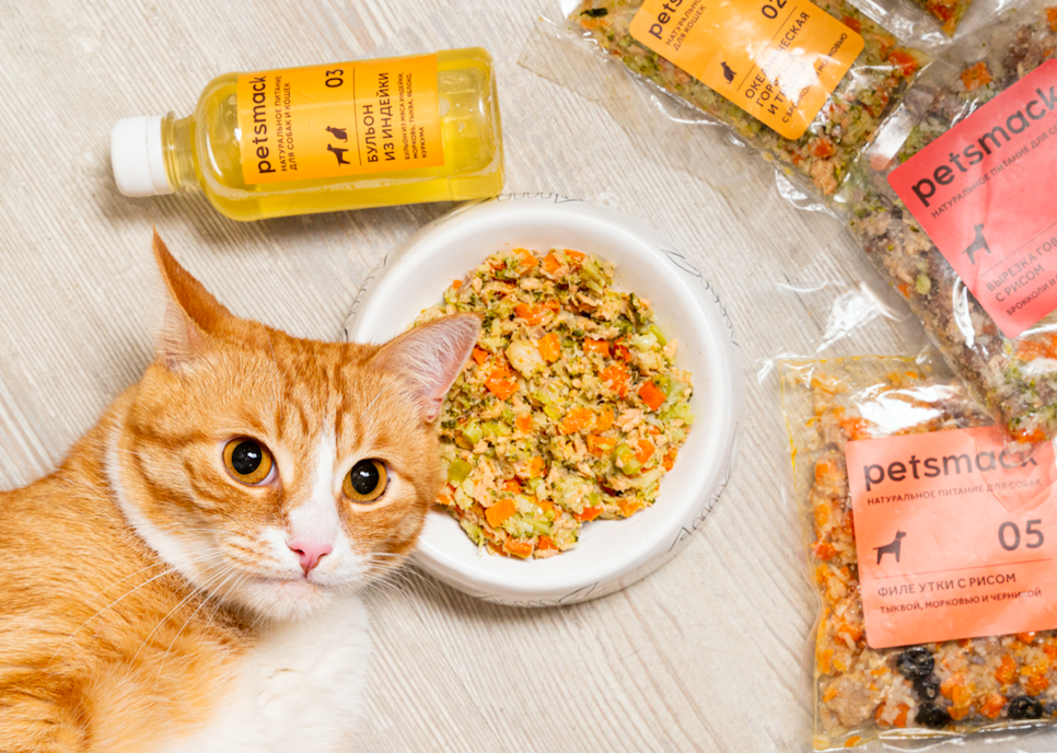Натуральные корма для кошек и собак