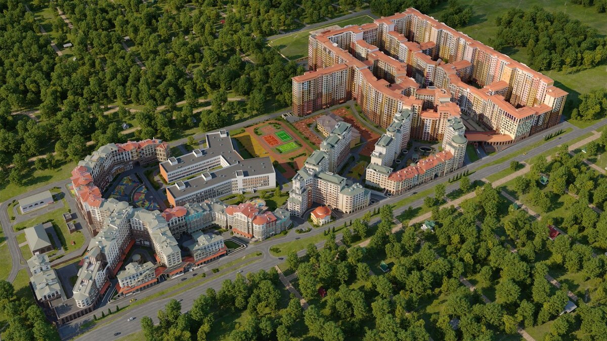 В 2 км от МКАД есть квартал в итальянском стиле