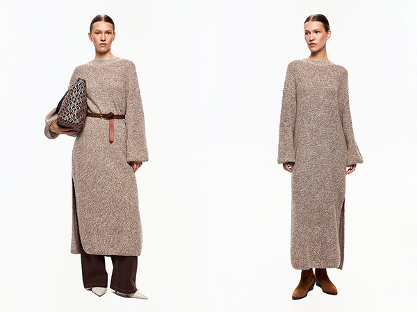 Вязаное платье — воплощение нежности и элегантности, идеально подходящее для создания уютных и стильных образов. Выполненное из высококачественных материалов с добавлением шерсти, оно обладает исключительной мягкостью, прочностью и лёгкостью. Такой дизайн подчеркнёт вашу индивидуальность и создаст тёплую атмосферу комфорта и красоты.