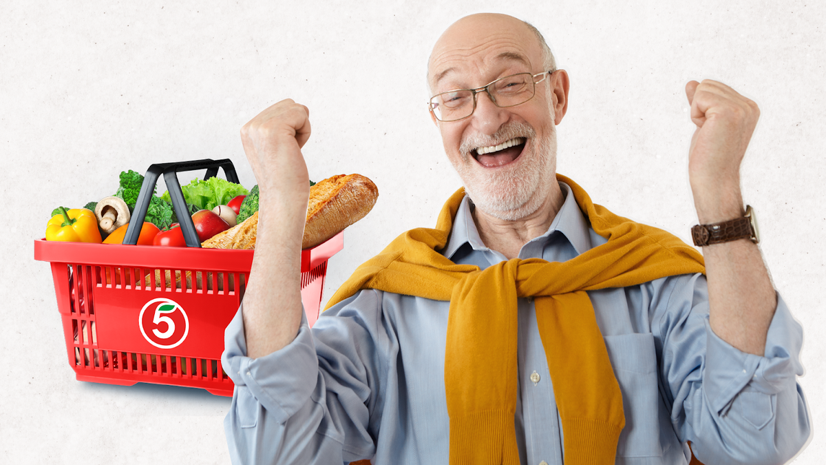Если вы на пенсии, есть простой способ экономить до 10% на продуктах. Вот что придумали Пятёрочка и Перекрёсток