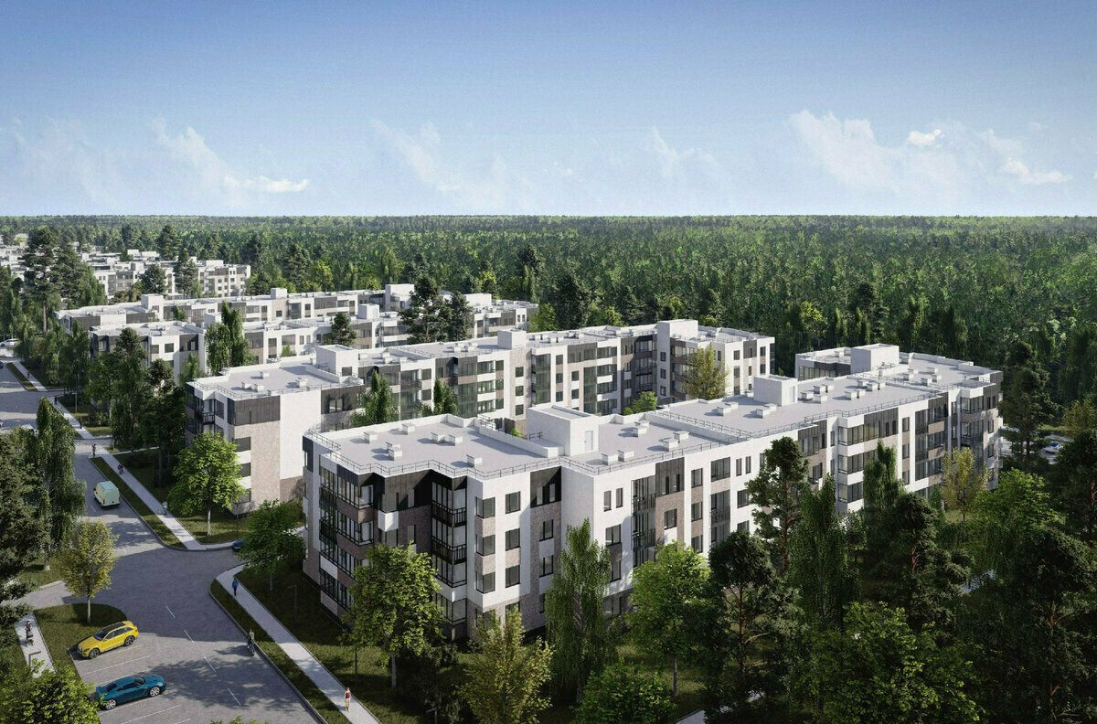 4-этажный ЖК с лифтами в лесу. В чём его плюсы?
