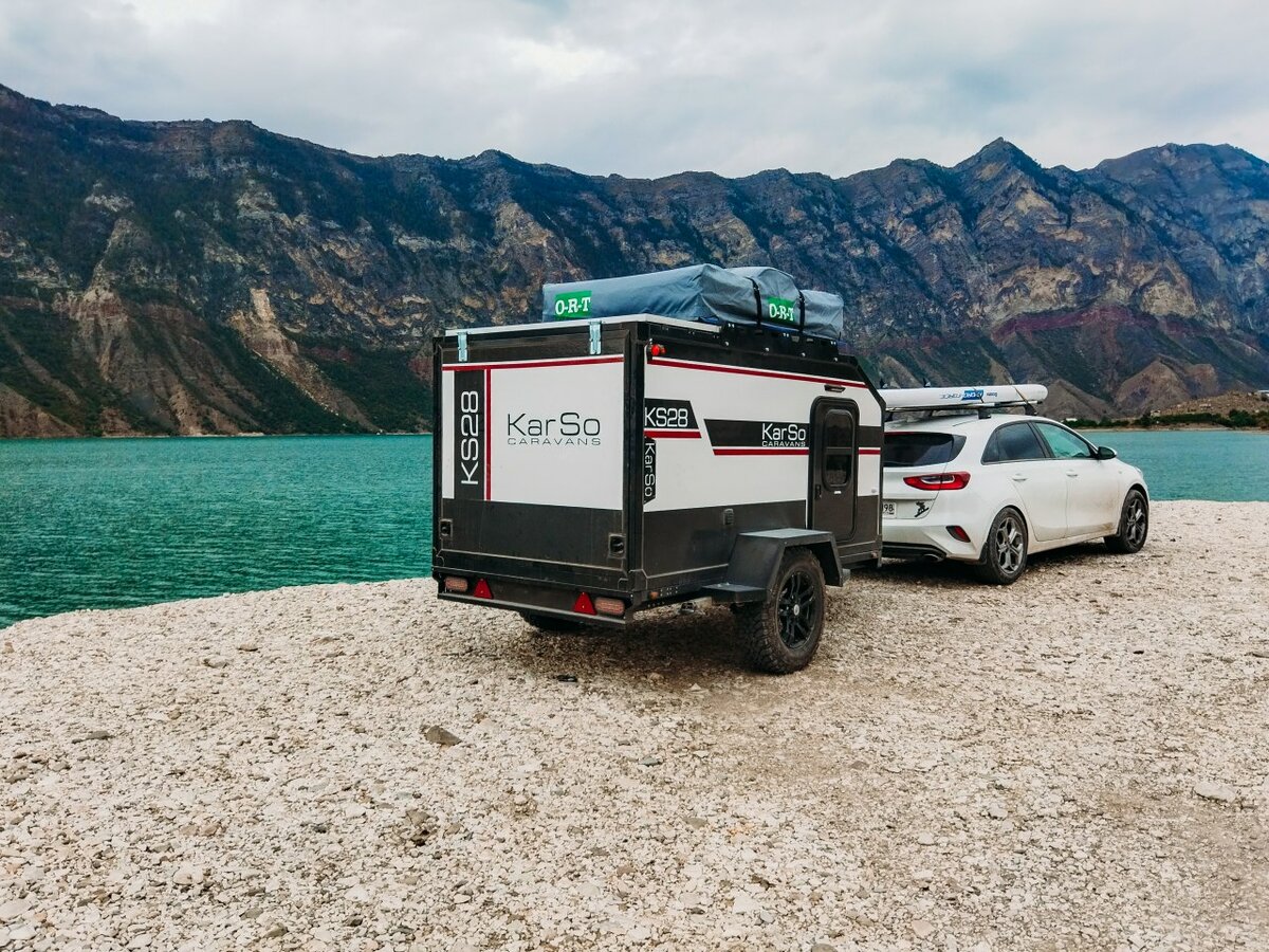 Поездка Санкт-Петербург-Дагестан-Крым с прицепом KarSo Caravans - модель KS28