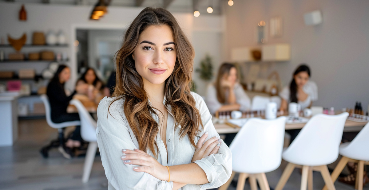 Делала маникюр подругам, а сейчас у меня свой салон