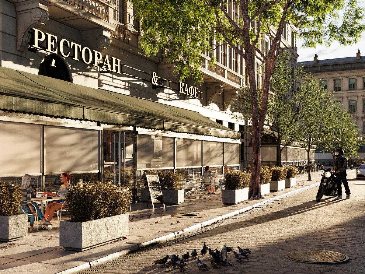 Лучшее решение для обустройства кафе и террас