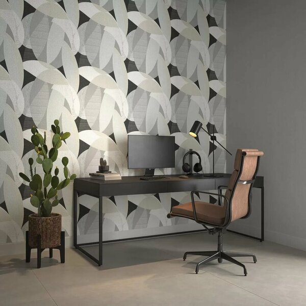 Крупный рисунок на обоях: когда это уместно?