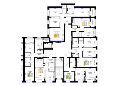 63,8 м², 2-комнатная квартира 7 171 184 ₽ - изображение 37