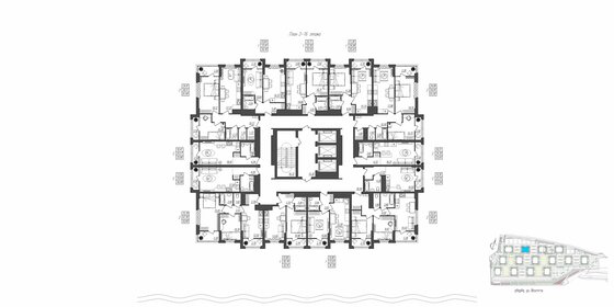 61,4 м², 3-комнатная квартира 5 200 000 ₽ - изображение 111