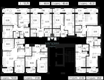 Квартира 58,9 м², 3-комнатная - изображение 2