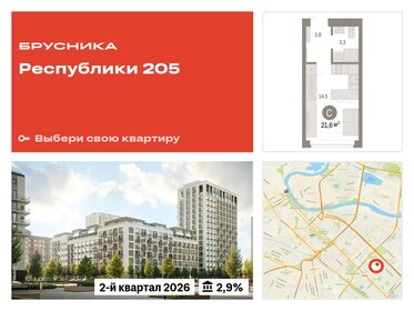 Квартира 21,6 м², студия - изображение 1