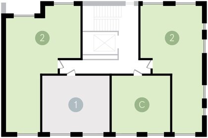 54,4 м², 1-комнатная квартира 13 800 000 ₽ - изображение 48