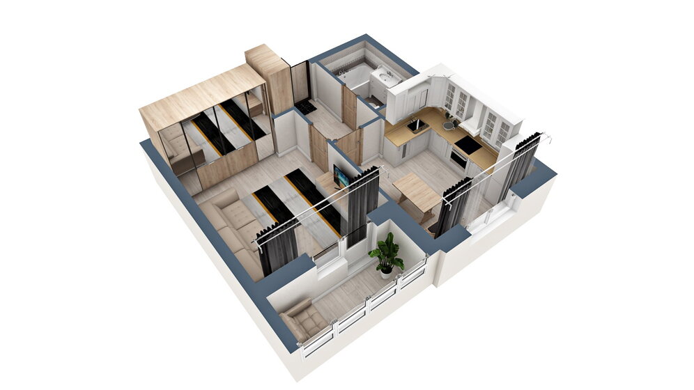 39,3 м², 1-комнатная квартира 4 424 197 ₽ - изображение 32