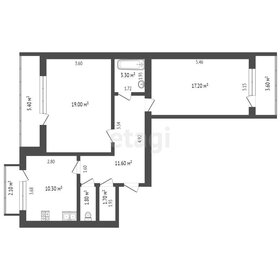 106,5 м², 3-комнатная квартира 7 434 000 ₽ - изображение 36
