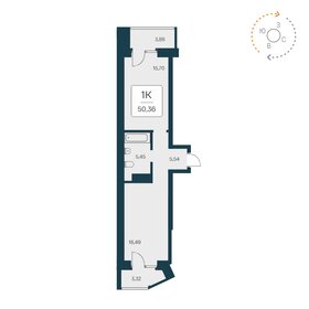 41,5 м², 2-комнатная квартира 9 000 000 ₽ - изображение 151