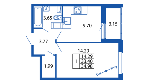 60 м², 2-комнатная квартира 79 000 ₽ в месяц - изображение 111