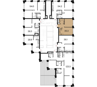 Квартира 35,3 м², 1-комнатная - изображение 2