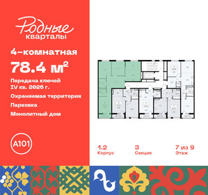 Квартира 78,4 м², 4-комнатная - изображение 2