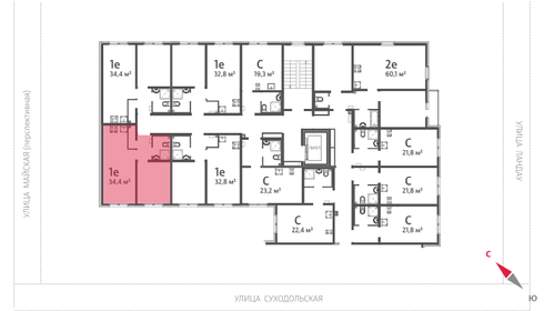 37,3 м², 1-комнатная квартира 8 800 000 ₽ - изображение 48