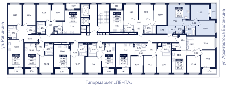 Квартира 64,3 м², 2-комнатная - изображение 4
