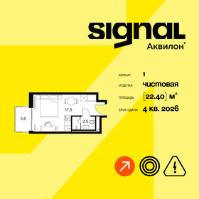 23,5 м², 1-комнатные апартаменты 8 099 191 ₽ - изображение 36