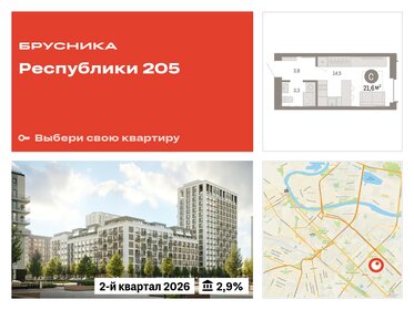 21,6 м², квартира-студия 4 330 000 ₽ - изображение 14