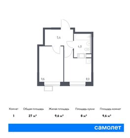 22 м², 1-комнатная квартира 6 100 000 ₽ - изображение 34