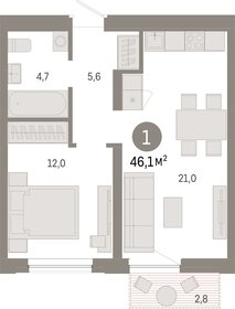 41,7 м², 2-комнатная квартира 7 180 000 ₽ - изображение 15