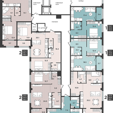 Квартира 67,5 м², студия - изображение 2