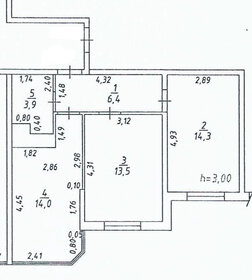 Квартира 53 м², 2-комнатная - изображение 1