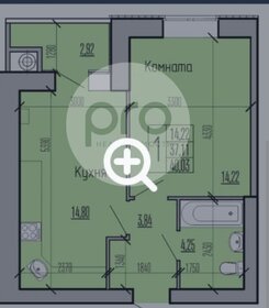 Квартира 36,7 м², 1-комнатная - изображение 1