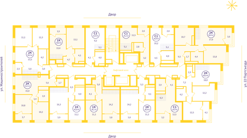 39,4 м², 1-комнатная квартира 5 000 000 ₽ - изображение 78