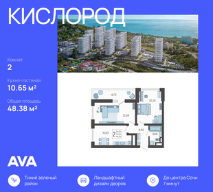 48,3 м², 2-комнатная квартира 21 031 708 ₽ - изображение 35