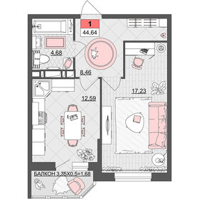 37,6 м², 1-комнатная квартира 6 500 000 ₽ - изображение 33