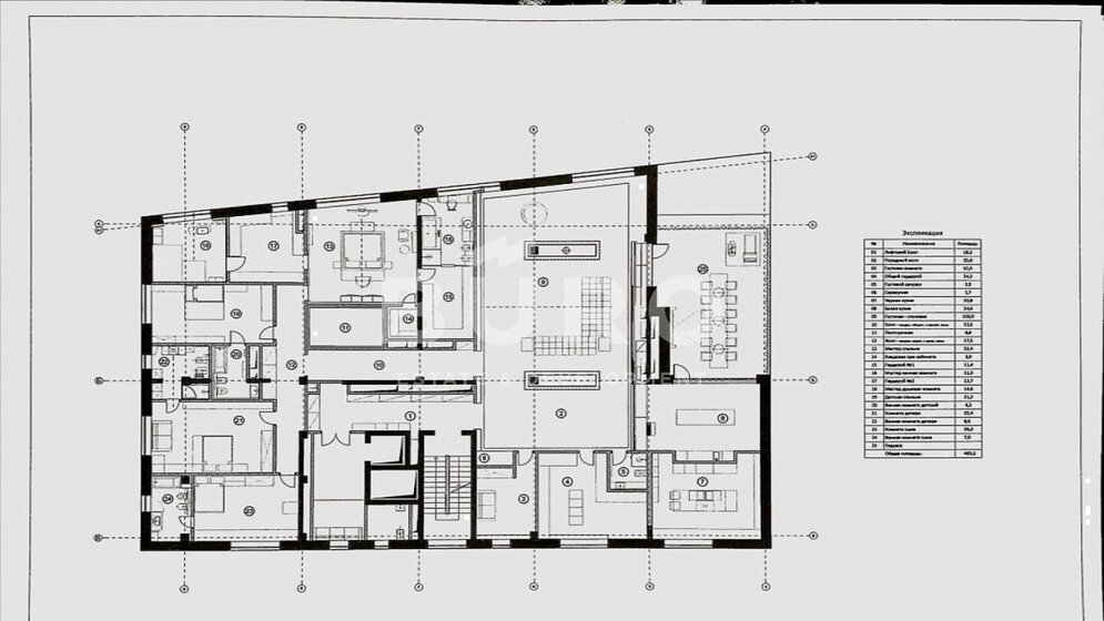 454,6 м², 6-комнатная квартира 900 774 272 ₽ - изображение 1