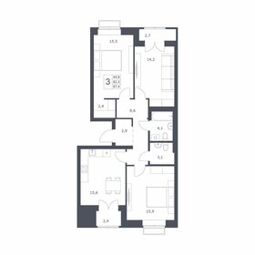 85,5 м², 2-комнатная квартира 9 950 000 ₽ - изображение 68