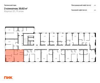 Квартира 54,7 м², 2-комнатная - изображение 1