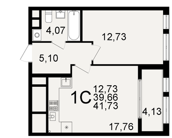 40,6 м², 1-комнатная квартира 3 734 280 ₽ - изображение 55