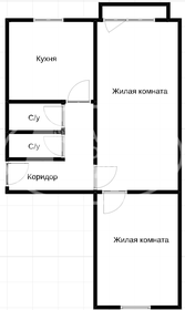 44,5 м², 2-комнатная квартира 2 700 000 ₽ - изображение 29