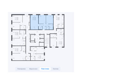 Квартира 61,1 м², 2-комнатная - изображение 2