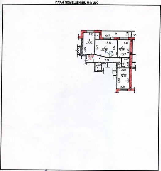 88,5 м², 3-комнатная квартира 9 200 000 ₽ - изображение 1
