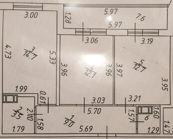 Квартира 61,3 м², 2-комнатная - изображение 1