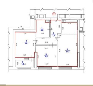 Квартира 49,8 м², 2-комнатная - изображение 1