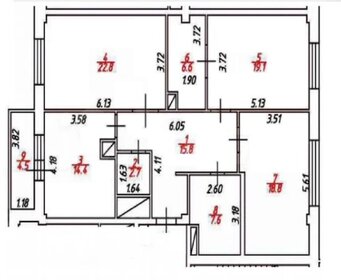 Квартира 88,8 м², 2-комнатная - изображение 2