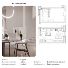 Квартира 26,9 м², студия - изображение 2